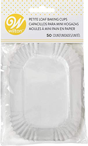 Wilton Petite Loaf Baking Cups White