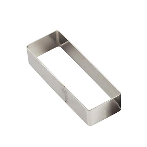 Rectangular Cake MoldsStainless Steel Cake Mousse Ring Rectangle Cookie Cutter Mousse Cake Cutter Ring Mold for Home Kitchen