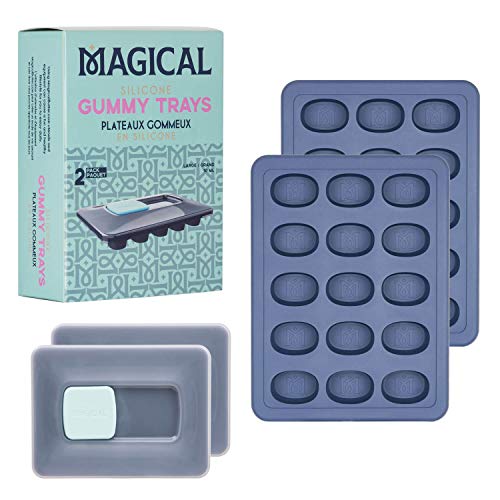 Magical Butter machine 10ML Silicone NonStick Gummy Trays for Hard Candy Chocolate Molds and soaps