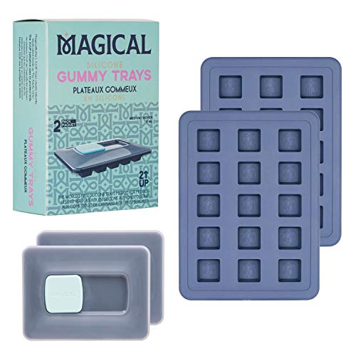 Magical Butter machine 8ML Silicone NonStick Gummy Trays for Hard Candy Chocolate Molds and soaps