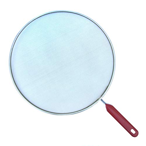 Treasure Gurus 11 Metal Mesh Frying Pan Grease Splatter Screen Cook Oil Splash Guard Kitchen Tool