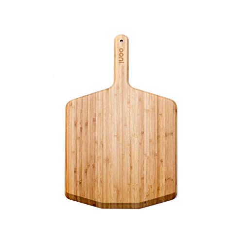 Ooni 12 Bamboo Pizza Peel  Lightweight Smooth Wooden Pizza Paddle and Serving Board  Ooni Outdoor Pizza Oven Accessories…