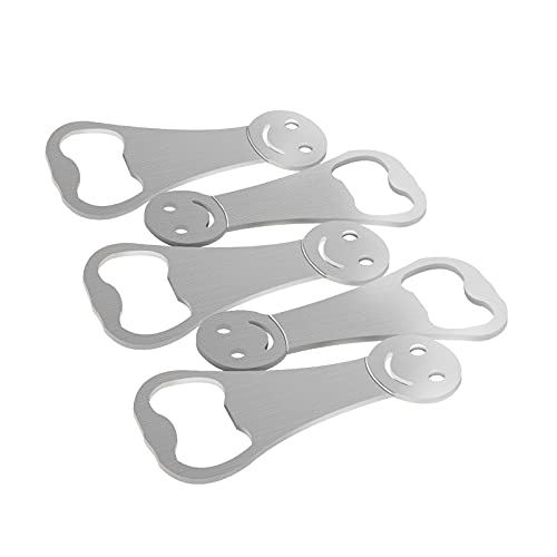 5 PCS Stainless Steel Small Bottle Opener MINI Beer Openers for Home Kitchen Restaurant or Outdoor