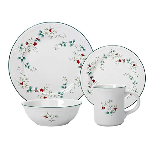 Pfaltzgraff Winterberry 16Piece Dinnerware Set Service for 4