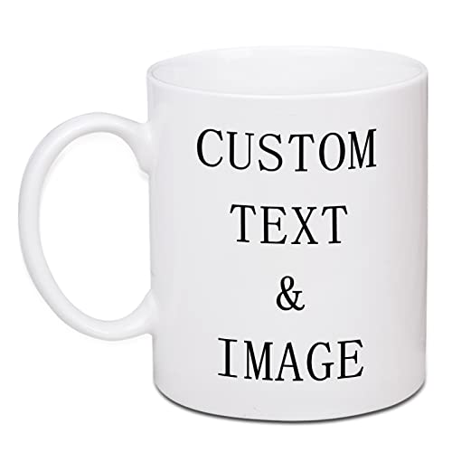 Custom Coffee Mug  Personalized Coffee Mug with Photo Text Customized Ceramic Coffee Mug  Customizable Mug Funny Mug Custom Mug with Photo  Coffee Mugs Personalized Bulk 11oz White