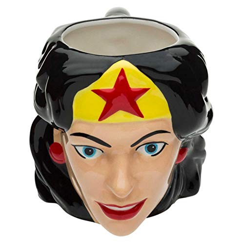 Zak Designs DC Comics Coffee Mugs 1 Count (Pack of 1) Wonder Woman
