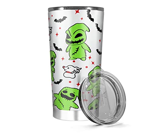 Stainless Steel Tumbler Insulated 20oz 30oz Oogie Hot Funny Travel Cups Boogie Cold Hot Coffee Tea Cup Nightmare Wine Iced Tea Cup Before Travel Mug Christmas Coffee Cup Cold Halloween Suit For Home