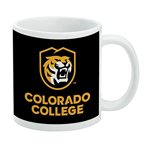 Colorado College Tigers Logo Ceramic Coffee Mug Novelty Gift Mugs for Coffee Tea and Hot Drinks 11oz White