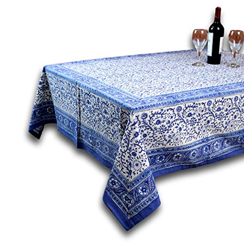 Homestead Rajasthan Block Print Tablecloth60 x 90 Rectangle