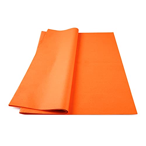 50 Sheets Orange Tissue Paper Premium Wrapper Paper  20 x 28 Inch  Orange Gift Wrapping Pack Paper Perfect for Wedding Birthday DIY Kits Party Decor Supplies