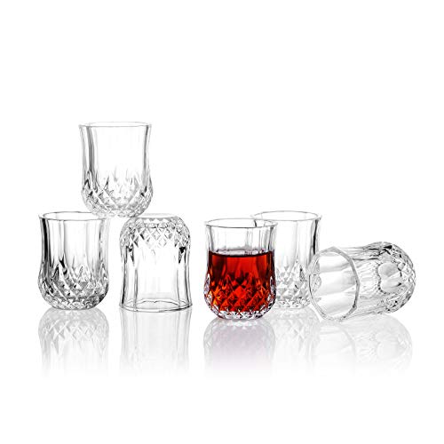 Shot Glasses Valeways 175oz Mini Shot Glass Set of 6Clear Shot GlassesTasting GlassesCordial GlassesSherry GlassesGlasses SniftersCute Shot Glasses