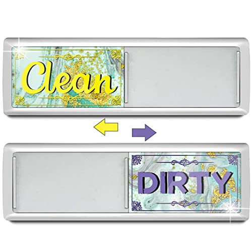 Dirty Clean Dishwasher MagnetDishwasherMagnet Sukh Clean Dirty Sign Magnet for Dishwasher Dish Bin That Says Clean or Dirty Dish Washer Refrigerator for Kitchen Organization and Storage Necessities