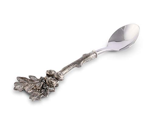 Vagabond House Pewter Acorn  Oak Leaf JamSauce Spoon 55 inch Long