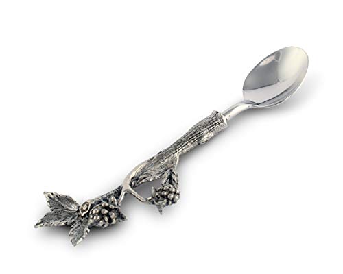 Vagabond House Pewter Blackberry JamJellyFruitDip Spoon 55 inch Long