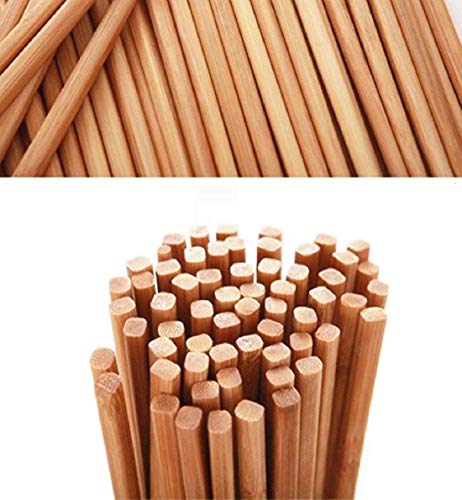Chopsticks Reusable Dishwasher Safe Natural Chinese Health Wooden Bamboo ChopsticksLong 10 Pairs Wood Chopstick Sets for Restaurant Home Use Premium Material Non Slip for Eating Cooking