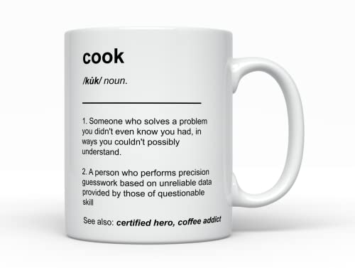Cook Coffee Mug Funny Gifts for Best Restaurant Chef Ever for Men for Women College Appreciation Graduation Employee Present New Job Birthday Cup
