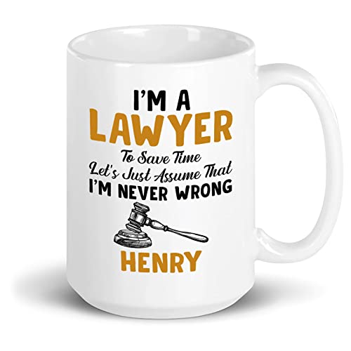Lawyer Coffee Mug Im A Lawyer Mug Personalized Lawyer Mug Gift For Lawyers Custom Attorney Mug Funny Lawyer Mug Gift For Him Her Office Mug Lawyer Graduation Mug Gift Lawyer Mugs 11oz 15oz