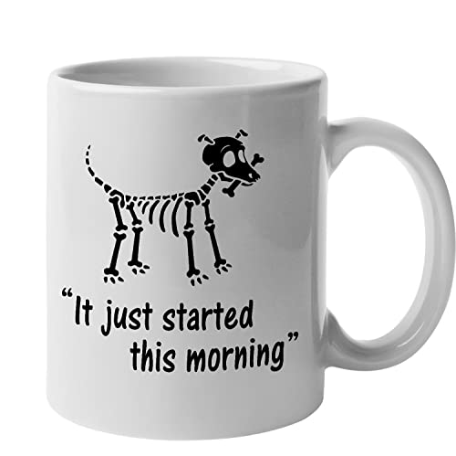 MEDROC Vet Tech Gift It Just Started This Morning Coffee Mug Birthday Gift For Vet Tech Vet Assistant Christmas Vet Tech Week Gift Veterinarian Cup Gift For Vet Staff Vet Student Graduation Gift