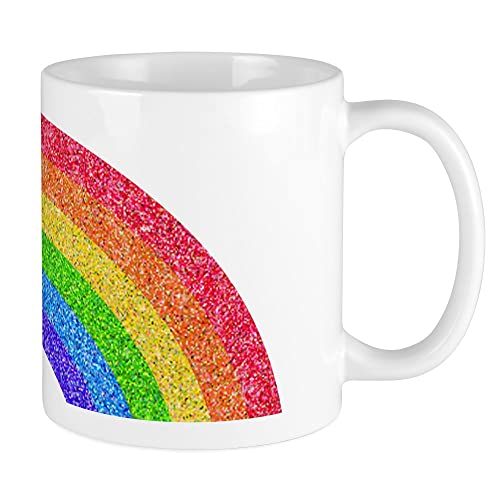 CafePress Sparkle Rainbow Mug Ceramic Coffee Mug Tea Cup 11 oz