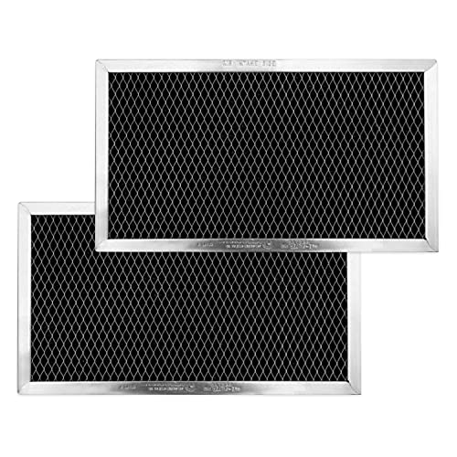 GE JX81A WB02X9883 WB6X186 WB2X9883 Microwave Recirculating Charcoal Filter (2Pack)