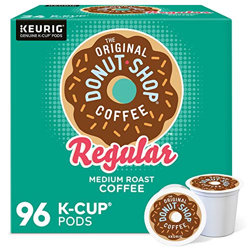 The Original Donut Shop Regular SingleServe Keurig KCup Pods Medium Roast Coffee Pods 96 Count