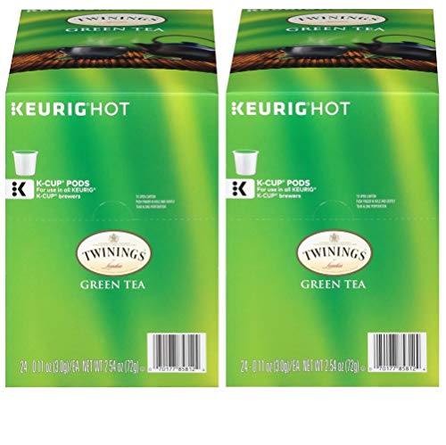 Twinings Green Tea single serve capsules for Keurig KCup pod brewers (48 Count)