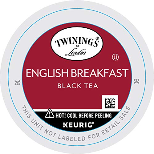 Twinings of London English Breakfast Tea KCups for Keurig 24 Count (Pack of 2)