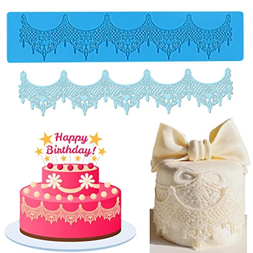145 jewels baking Fondant sugar lace Silicone Mat wedding Cake Decorating mold chandelilac edible Lace Embossed Sugarcraft Tools for cupcake topper decoration Anyana