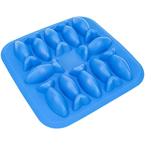 Fairly Odd Novelties Fish Ice Cube Tray Onesize Blue