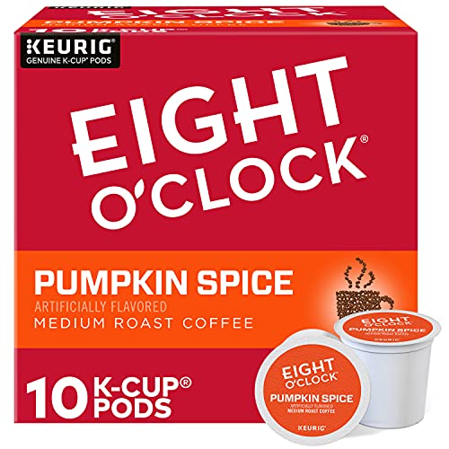 Eight OClock Coffee Pumpkin Spice Keurig SingleServe KCup Pods Flavored Coffee 10 Count