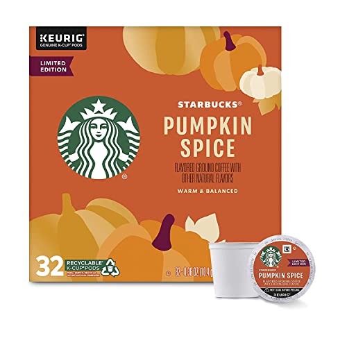 Starbucks Limited Edition Flavored Coffee KCups Pumpkin Spice 32 CT (Pack of One)